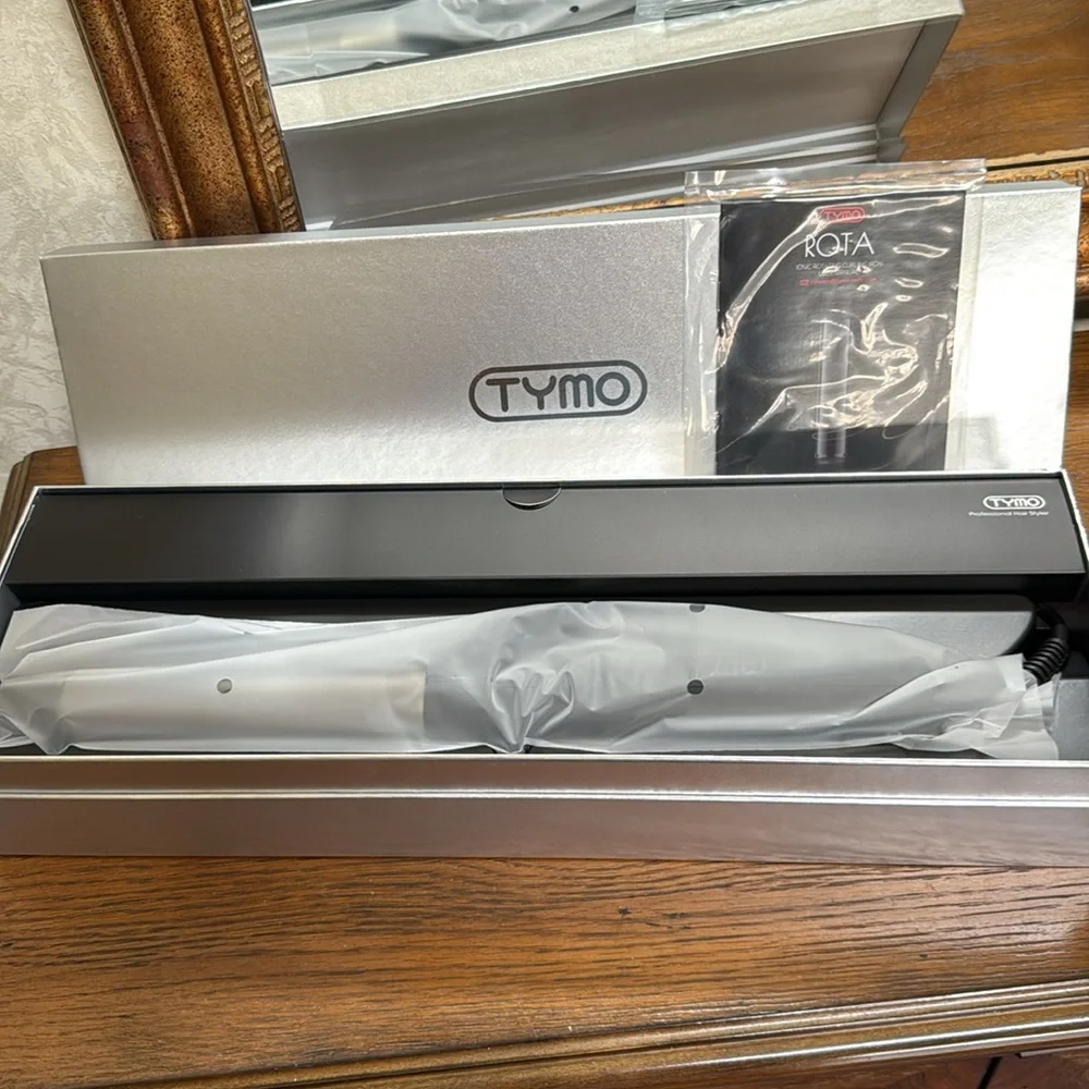 New TYMO ROTA AUTOMATIC Ionic Rotating curling Iron.  1.25” Titanium Barrel.